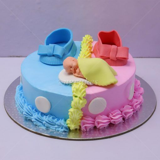 Baby Shower Shoes Cake Online CakeNBake Noida