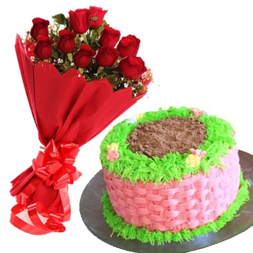 Buy cake basket Fresh Cake - Fresh Fruit Online at Best Price of Rs null -  bigbasket