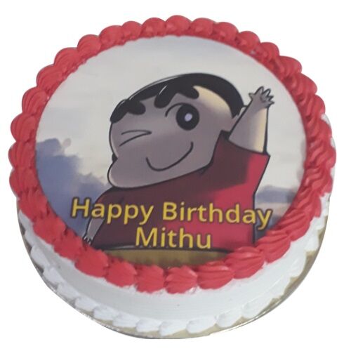 Shinchan cake.. U dream a cake and we make it real in our sweet way Contact  9666550201 8121003321 | Cartoon cake, Cute birthday cakes, Animal cakes
