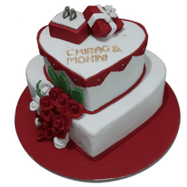 Engagement Cake 1 – Gateaux