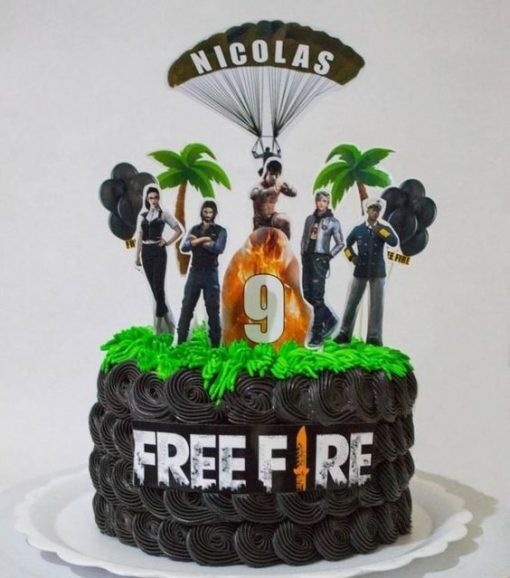 Freefire Birthday Cake