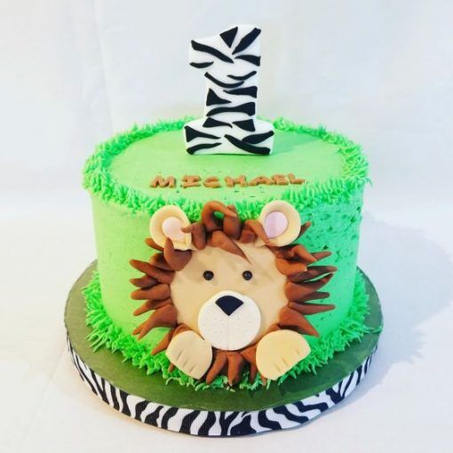 How to make a lion birthday cake