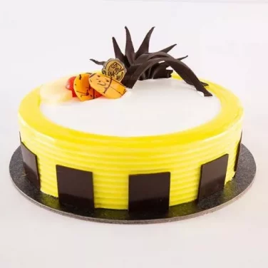 Designer Yellow Fruit Cake - Milk & Honey - A Premium Bakery