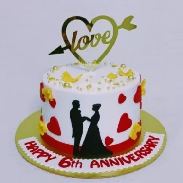 Send Couple Anniversary Cake Anywhere Anytime | GiftzBag- 10% OFF