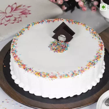 Order Vanilla Cake 1 Kg Online | IndiaCakes