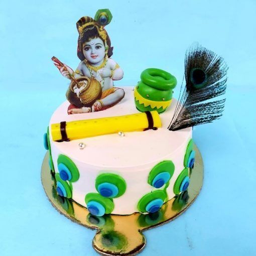 Buy Janmashtami Special Cake 2kg online from SHREE JI BAKERY