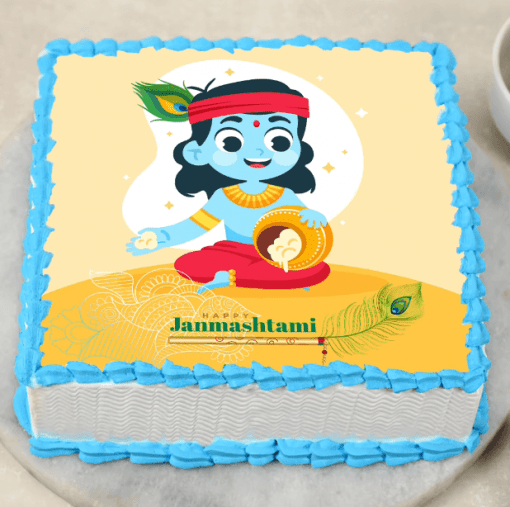 Laddu Gopal Janmashtami Cake