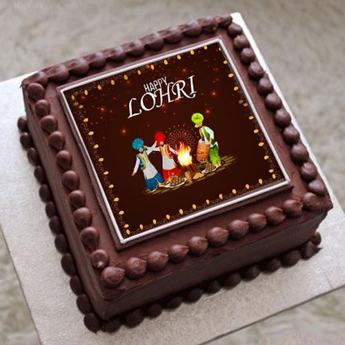 Lohri Fire Cake – Isher Eggless Bakers