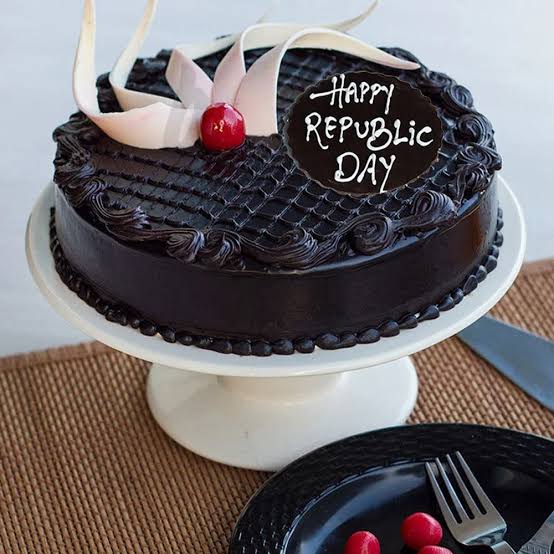 Republic Day Truffle Cake