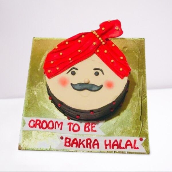 Bakra Halal Cake for Groom