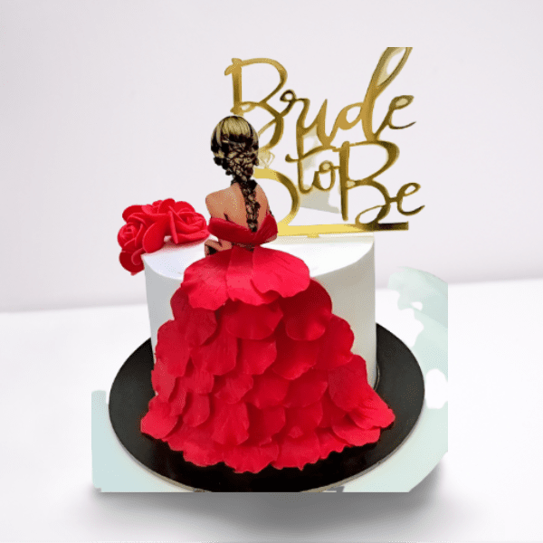 Bridal Gown Theme Cake
