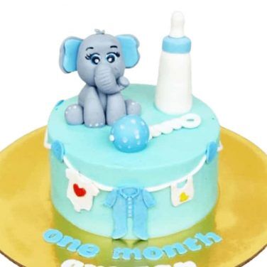 Baby Elephant Theme Cake