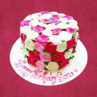 Red Rose Triple Layer Cake at Rs 1999/piece | थीम केक in Delhi | ID:  17387095273