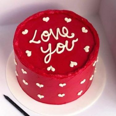 Happy couple anniversary cake