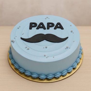 Dapper Dad Mustache Cake